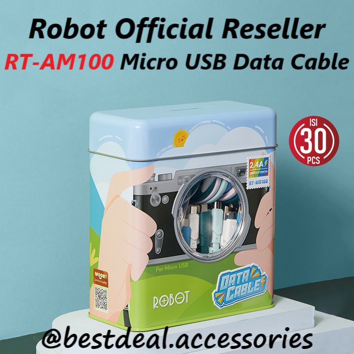 Jual Robot Rt Am Micro Usb Kabel Data Cable Toples Kamera Isi Pcs