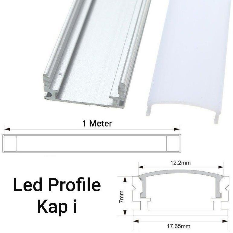 Jual Housing Led Bar Led Strip Rigid Bar Aluminium Dove Cover Meter