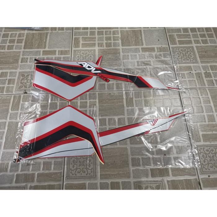 Jual Stiker Bodi Lis Body Striping Honda ADV 2019 Merah Full ORI