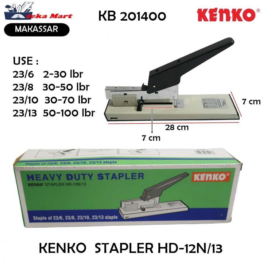 Jual PCS KENKO STAPLER HD 12N 13 HEKTER JILID Shopee Indonesia