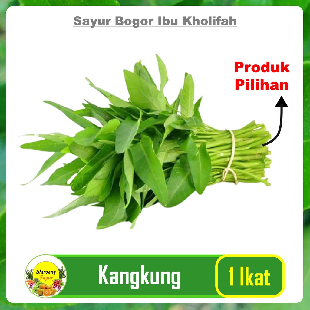 Jual Kangkung Hijau Segar Per Ikat Makanan Sayur Sayuran Segar Bogor