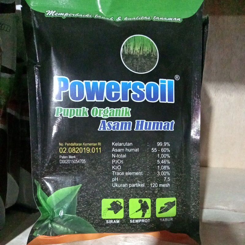 Jual Pupuk Organik Powersoil Asam Humat Kemasan G Shopee Indonesia