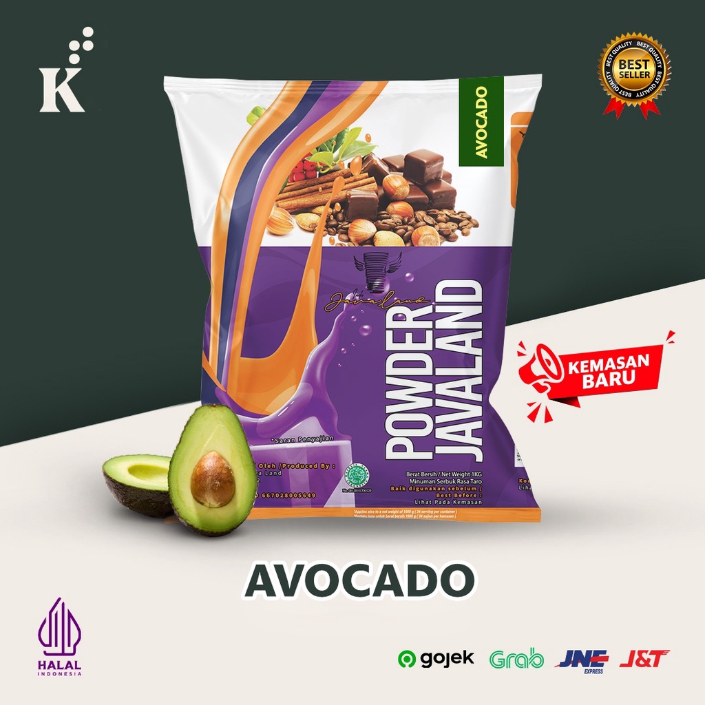 Jual Powder Avocado Bubuk Minuman Bubble Drink Javaland 1 Kg Shopee