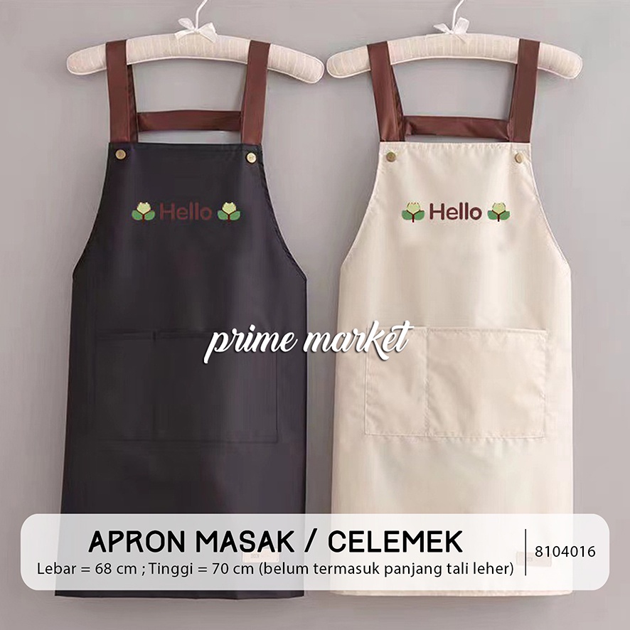 Jual Celemek Masak Anti Air Apron Masak Premium Waterproof