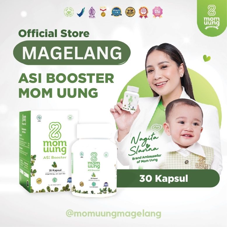 Jual ASI BOOSTER MOM UUNG 30 KAPSUL MOMUUNG PELANCAR ASI KAPSUL ISI 30