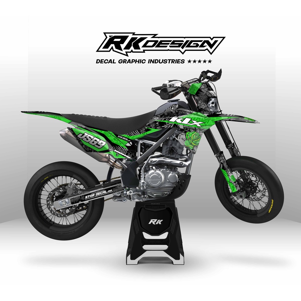 Jual NEW DESAIN DECAL KAWASAKI KLX BF KEREN FULL BODY BAHAN PREMIUM