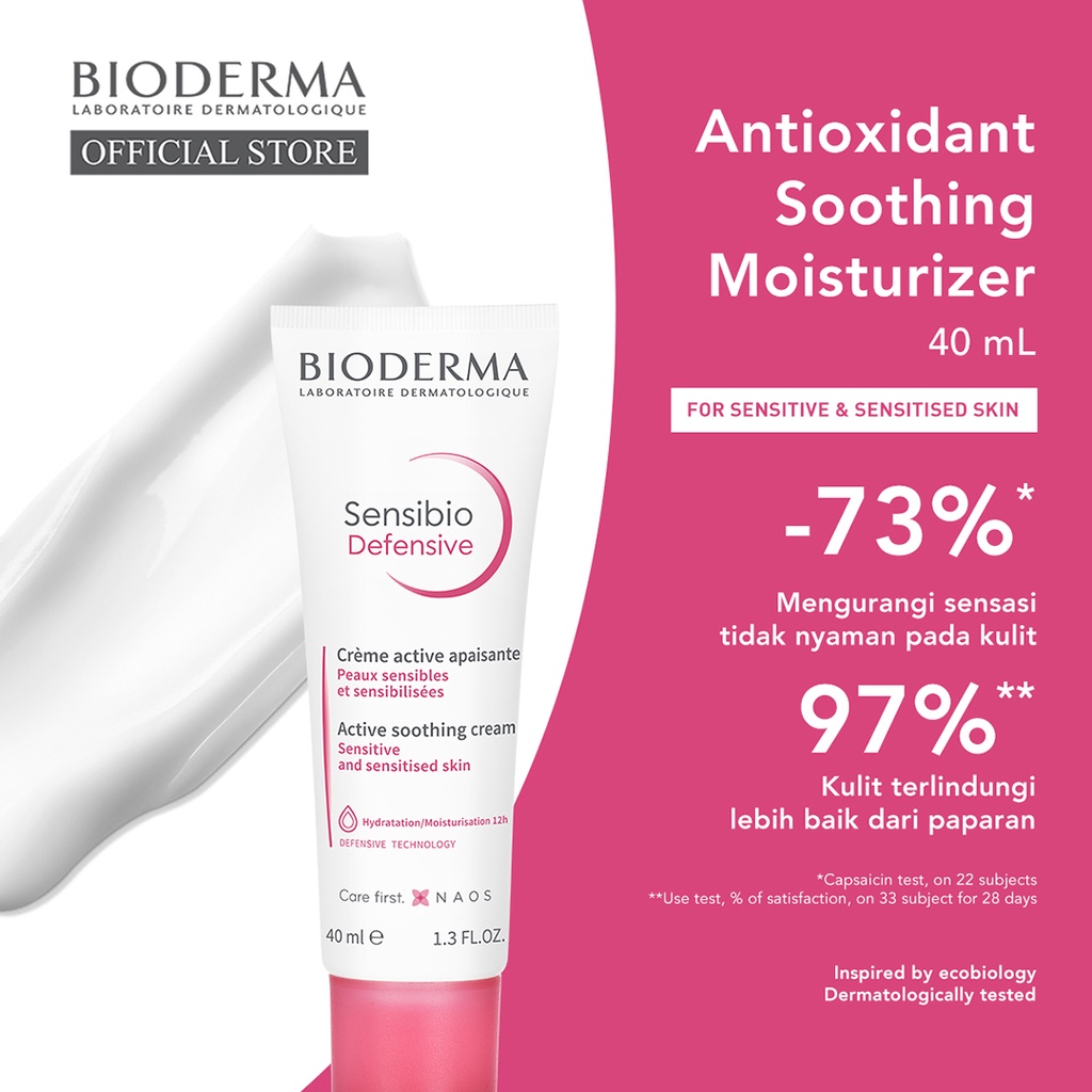 Jual Bioderma Sensibio Defensive 40 Ml Antioxidant Soothing