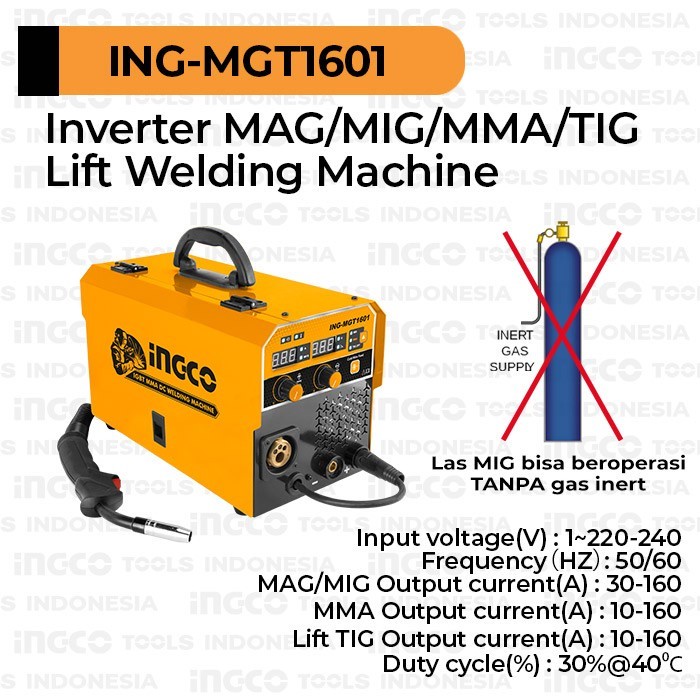 Jual Mesin Trafo Las A Mag Mig Tig Mma Ingco Ing Mgt Welding