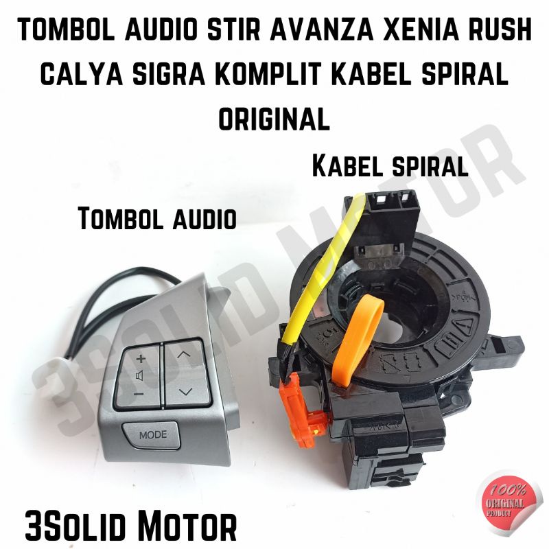 Jual Tombol Audio Stir Avanza Xenia Rush Calya Sigra Komplit Kabel