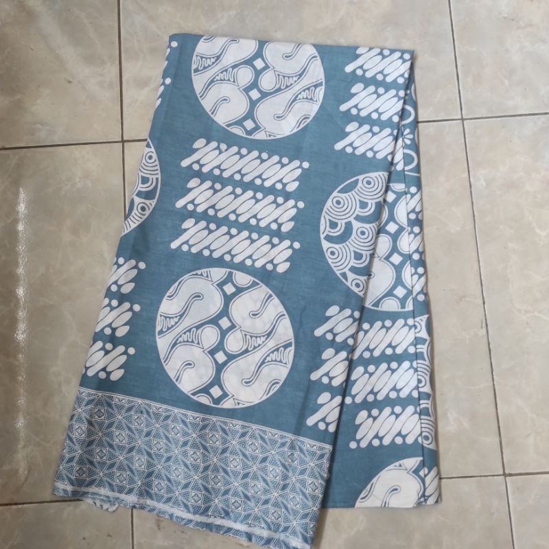 Jual Kain Batik Lawasan Warna Abu Biru Indigo Shopee Indonesia