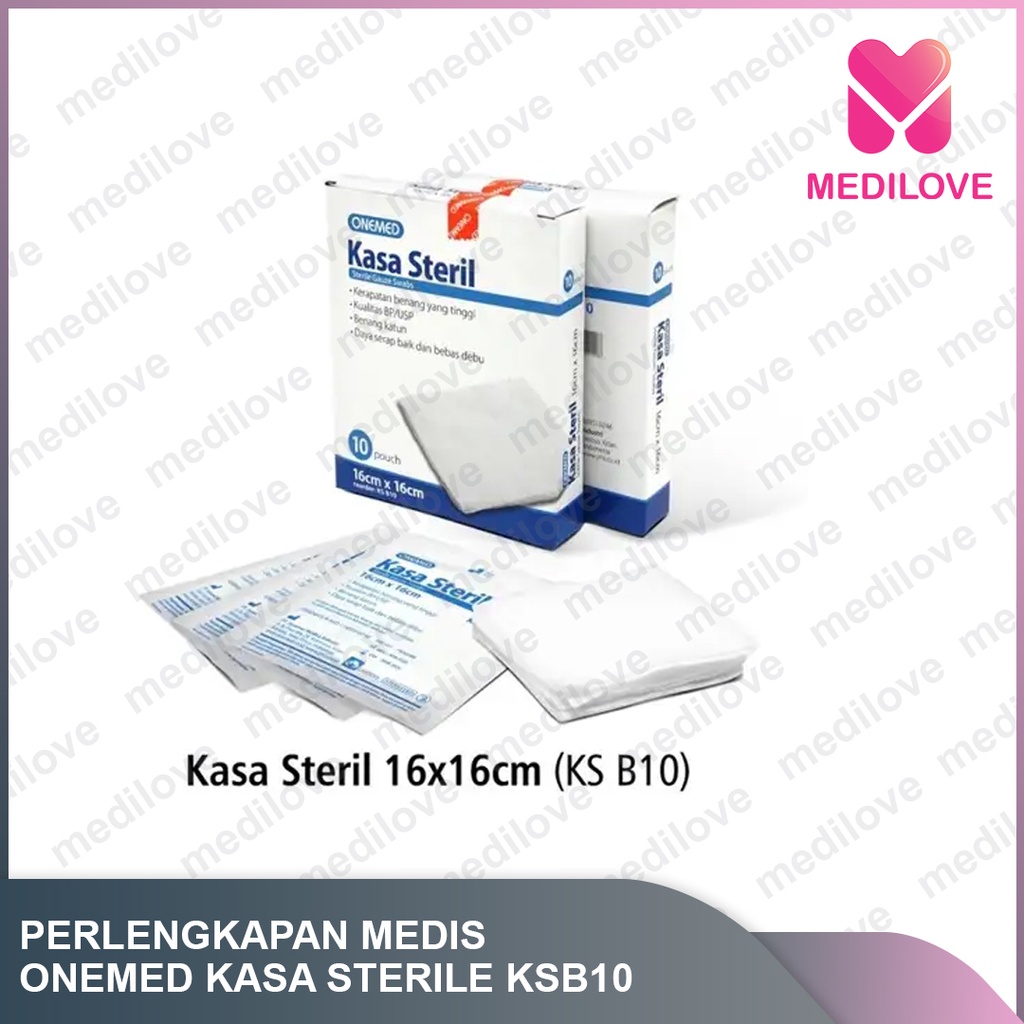 Jual KASA STERILE OneMed 16x16cm Gauze Swab Steril KASA HIDROFILE