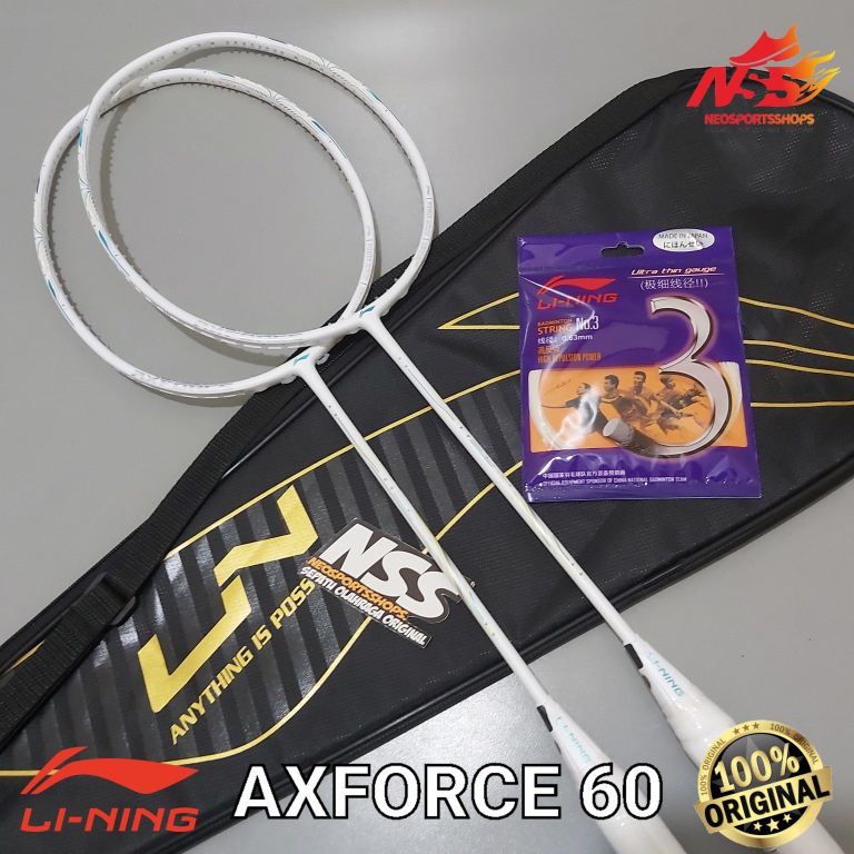 Jual Raket Badminton Lining AXFORCE 60 Original Li Ning AX FORCE 60