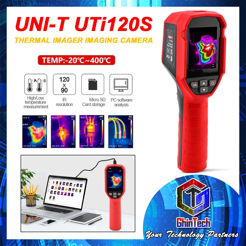 Jual UNI T UTi120S Infrared Thermal Imager Imaging Camera Kamera