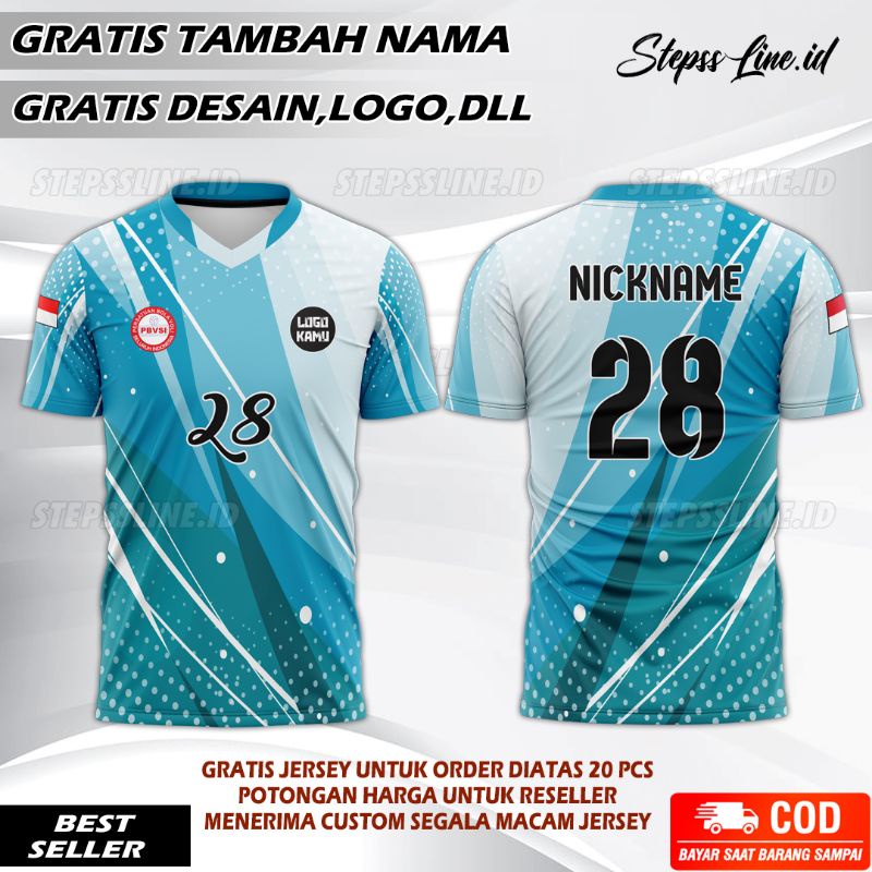 Jual Custom Kaos Jersey Volleyball Olahraga Lainnya Gratis Desain