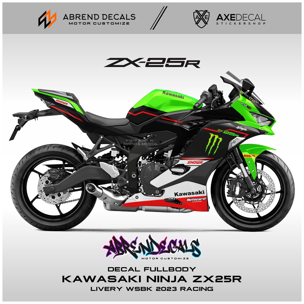 Jual Decal Fullbody Zx R Livery Krt Zx R Stiker Motor Kawasaki