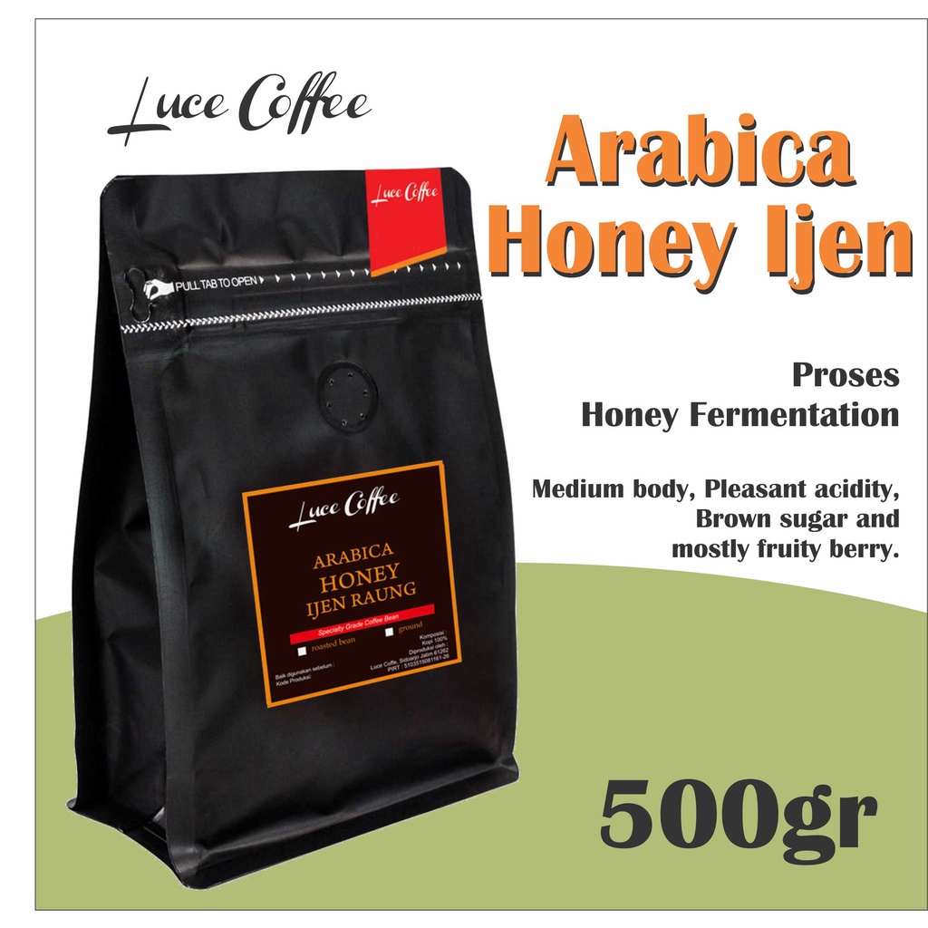 Jual Luce Coffee Kopi Arabica Honey Ijen Raung Gr Biji Atau Bubuk