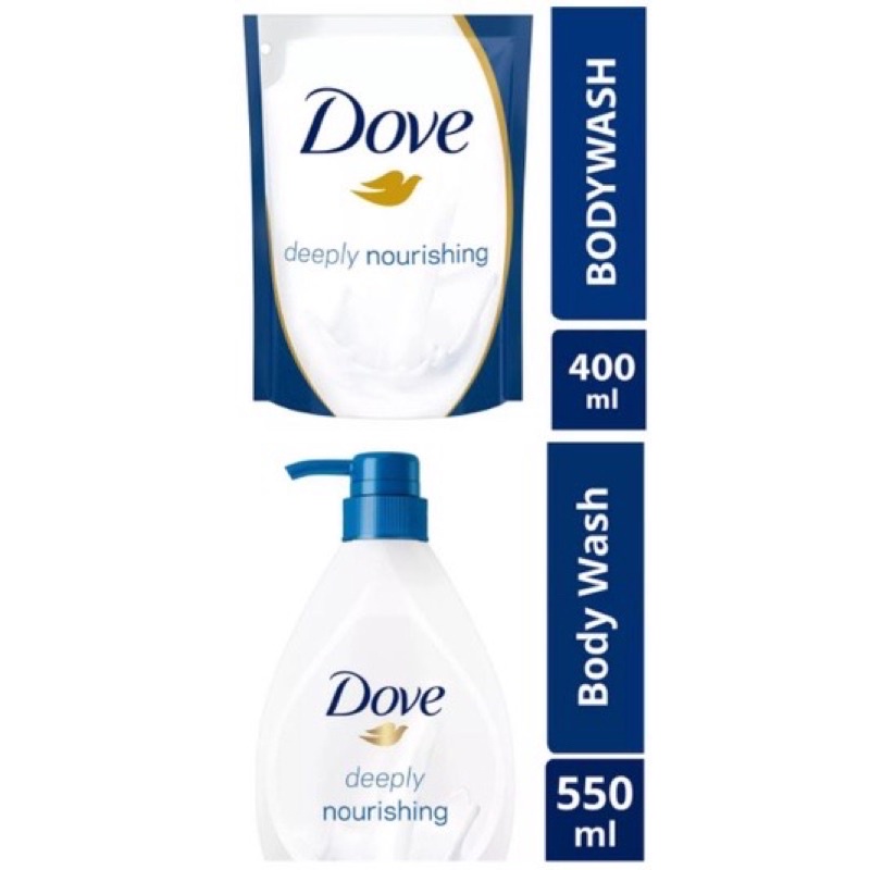 Jual Dove Body Wash Deeply Nourishing Refill Ml Pump Ml