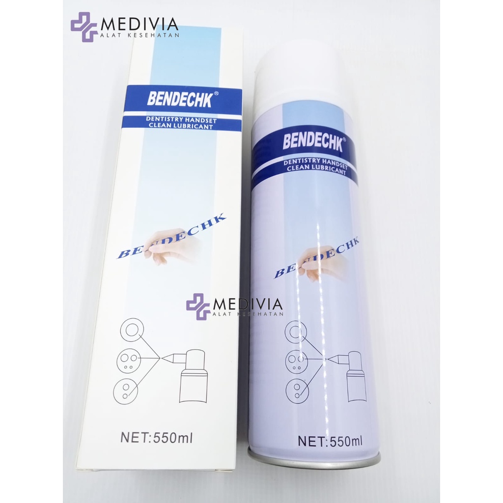 Jual MINYAK HANDPIECE DENTAL SPRAY BENDECHK 550ML PELUMAS OIL HIGHSPEED