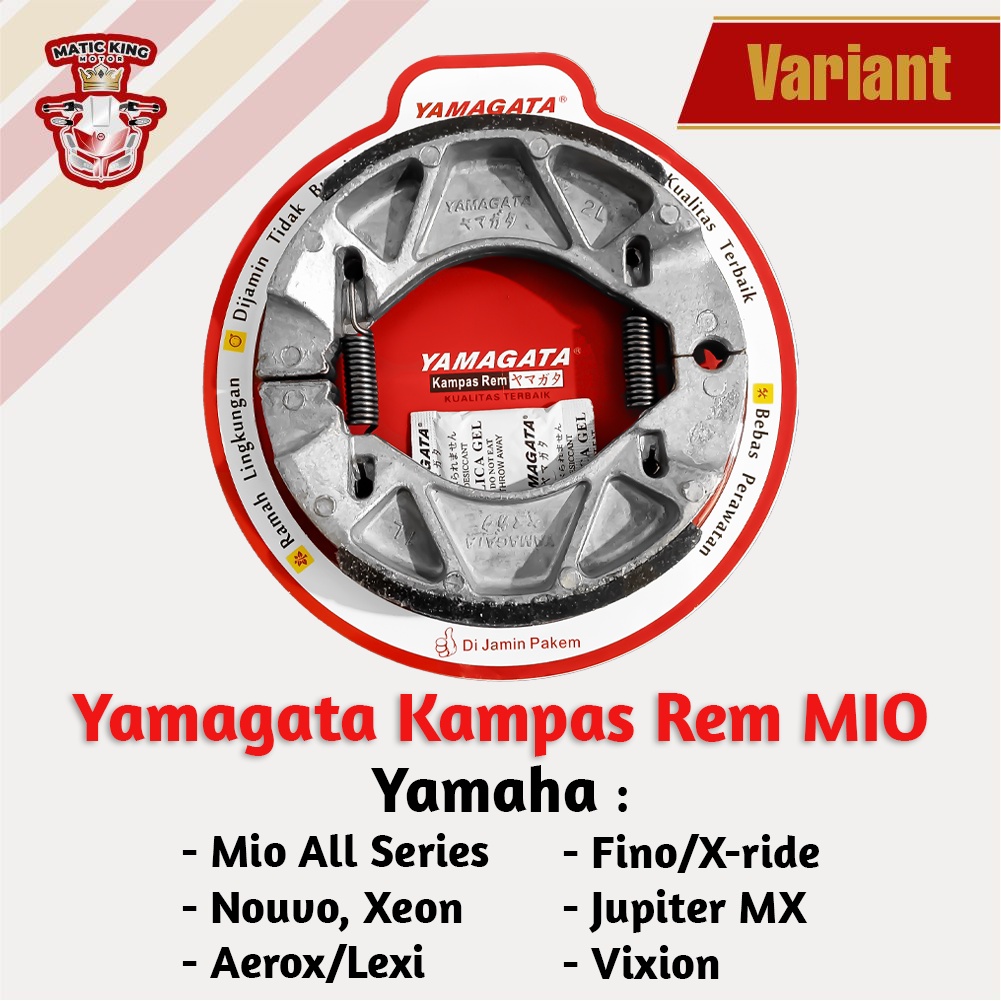 Jual Kampas Rem Tromol Belakang Yamaha Mio Fino Aerox X Ride M Soul Gt