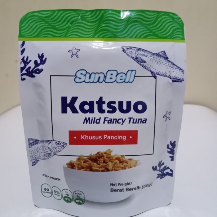 Jual Produk Terbaru Sunbell Katsuo Mild Fancy Tuna Pouch 50 Gram