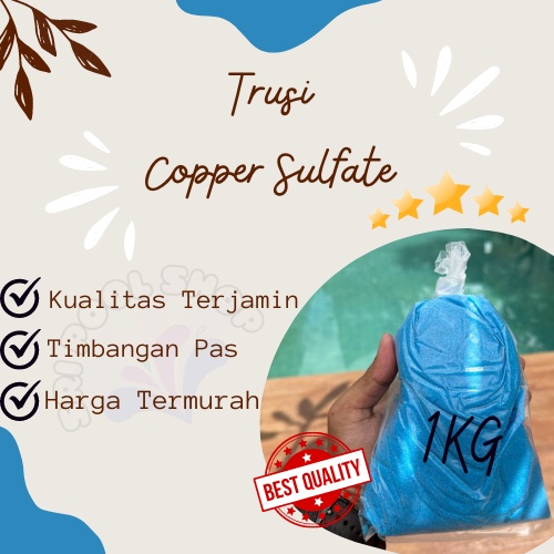 Jual Terusi Cooper Sulfate Kg Pembiru Anti Lumut Dan Penjernih Air