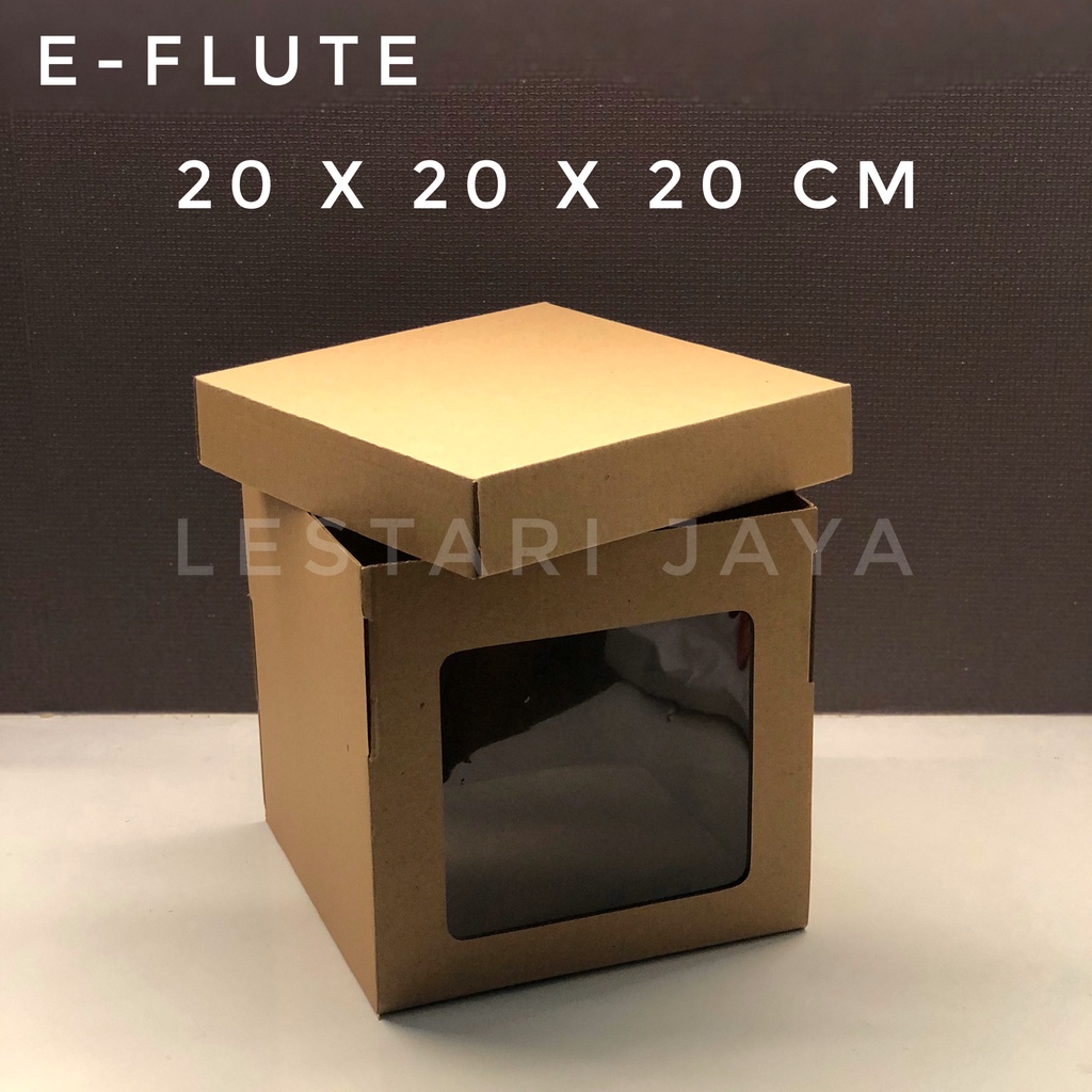 Jual Box Kardus E Flute Dus Kotak Box Tart Cake Tinggi X X Cm Dus