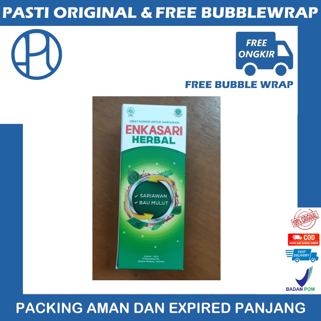 Jual Enkasari Herbal Ml Obat Kumur Sariawan Shopee Indonesia