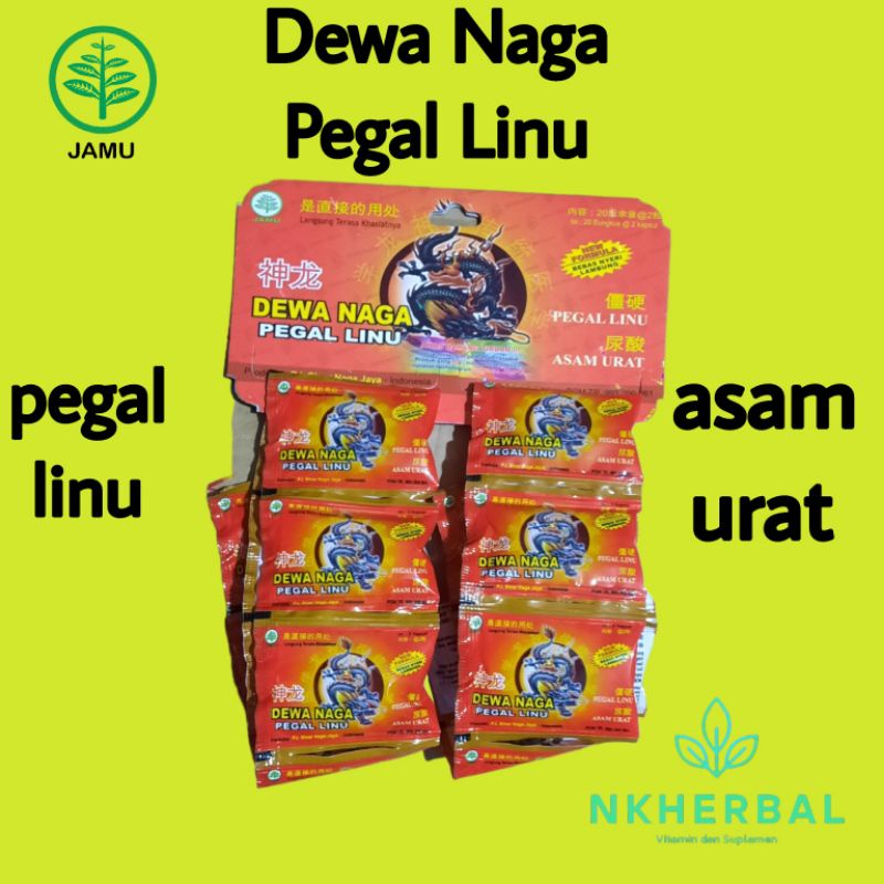 Jual Obat Asam Urat Pegal Linu Cap Dewa Naga Original Shopee Indonesia