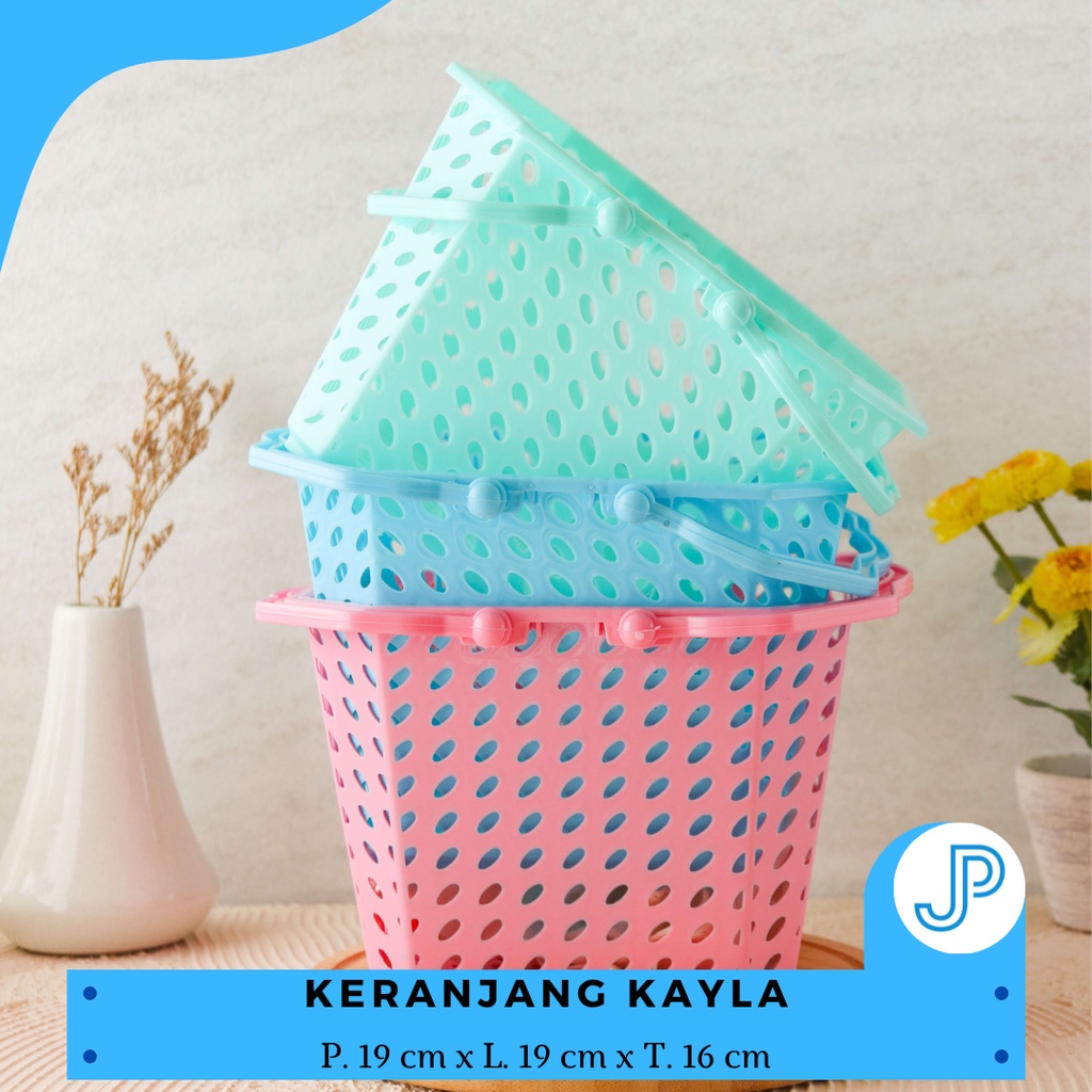 Jual Grosir Keranjang Plastik Tenteng Serbaguna Tempat Snacks Hampers