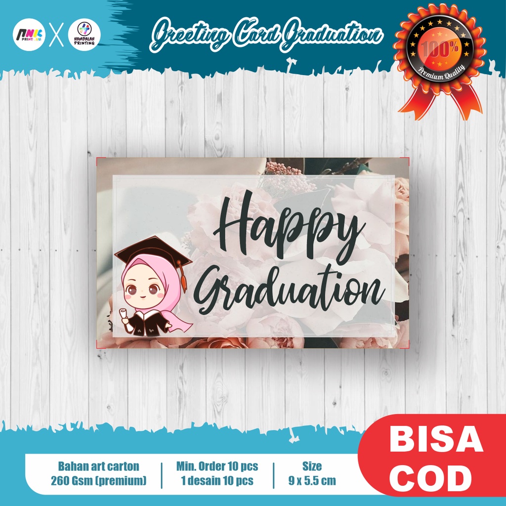 Jual Greeting Card Graduation Gift Card Kartu Ucapan Wisuda