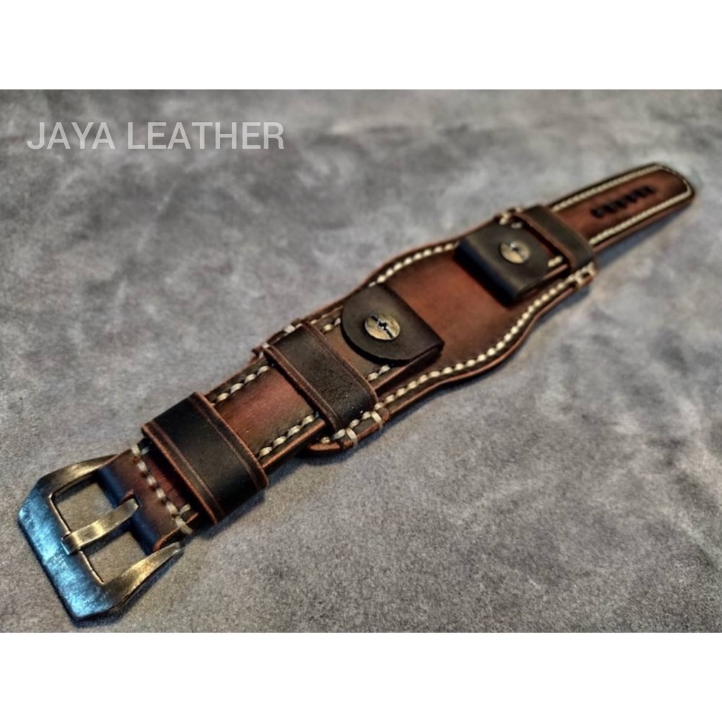 Jual JAYA LEATHER Tali Jam Kulit Asli 16 30 Mm Original Leather Watch