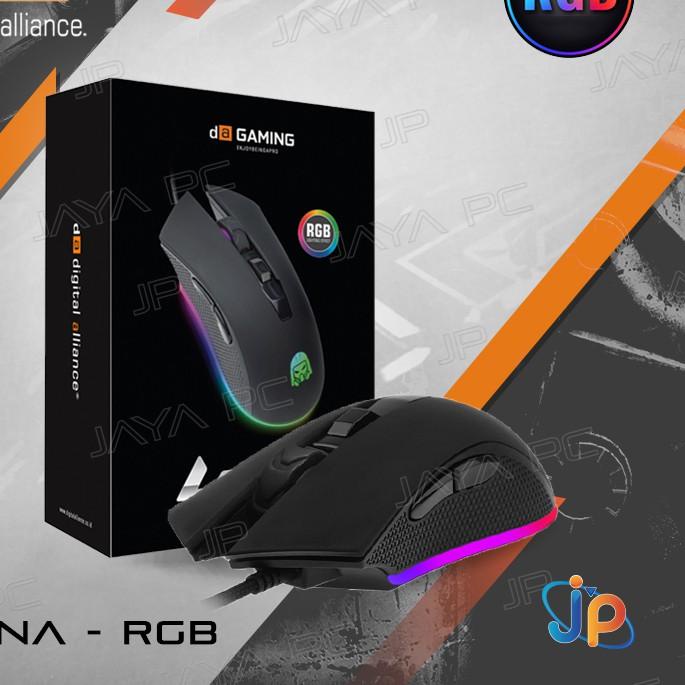 Jual Termurah HJ6 Mouse Gaming Digital Alliance Luna RGB DA Luna