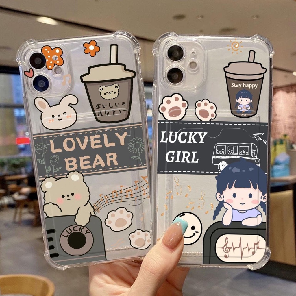 Jual 913 Softcase Slot Card Bening Lovly Bears For Oppo Vivo Realme