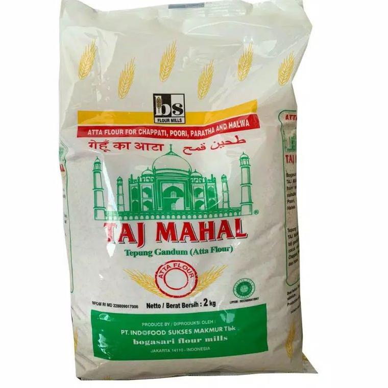 Jual Miliki Terigu Taj Mahal Tepung Gandum Atta Flour Kg B