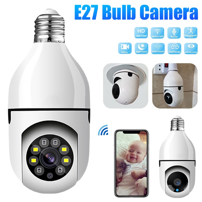 Jual Codcctv Lampu V Pro Mp Kamera Cctv Wifi Bohlam Derajat