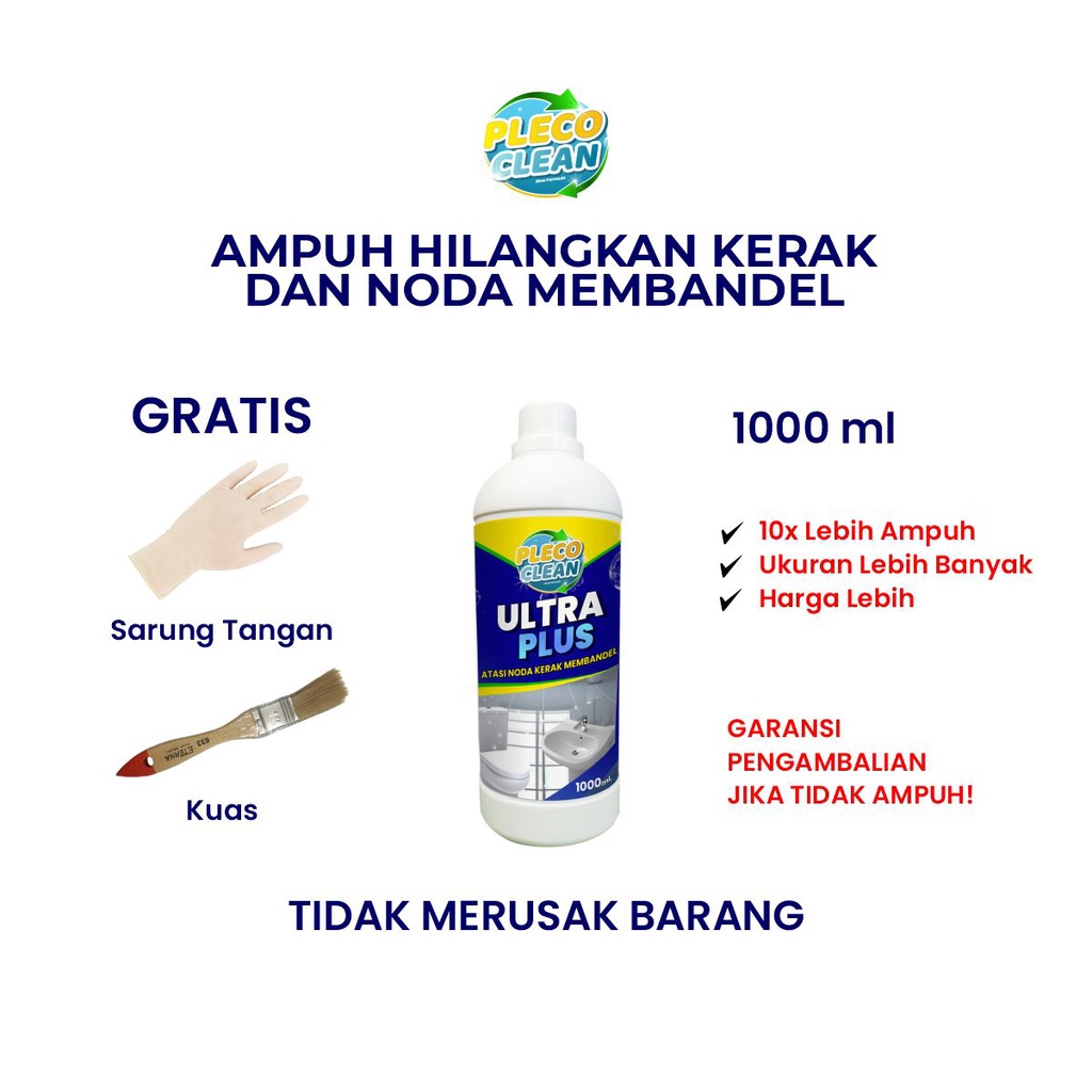 Jual Pleco Ultra Plus Pembersih Kerak Kamar Mandi Kerak Keramik Toilet