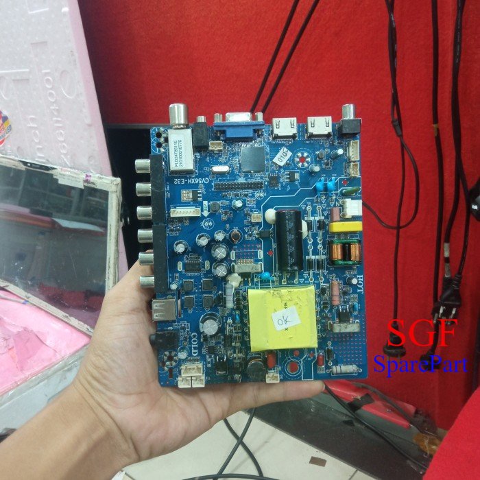 Jual Mb Polytron Pld T E Mainboard Motherboard Modul Mesin Tv Led