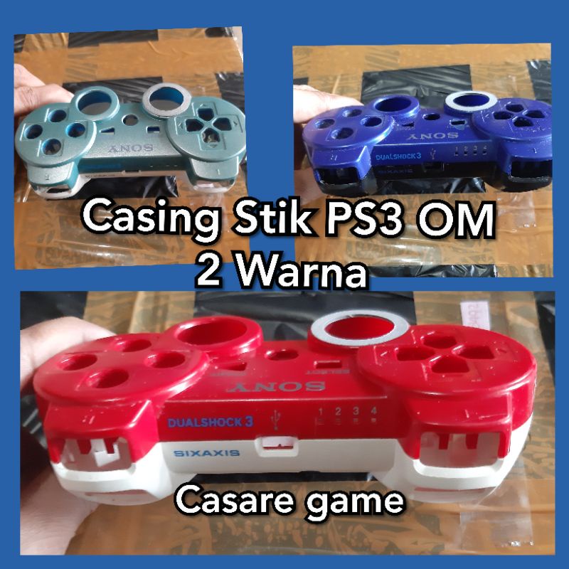 Jual Casing Stik PS3 OM Board Besar Kecil Casing Atas Bawah 2 Warna