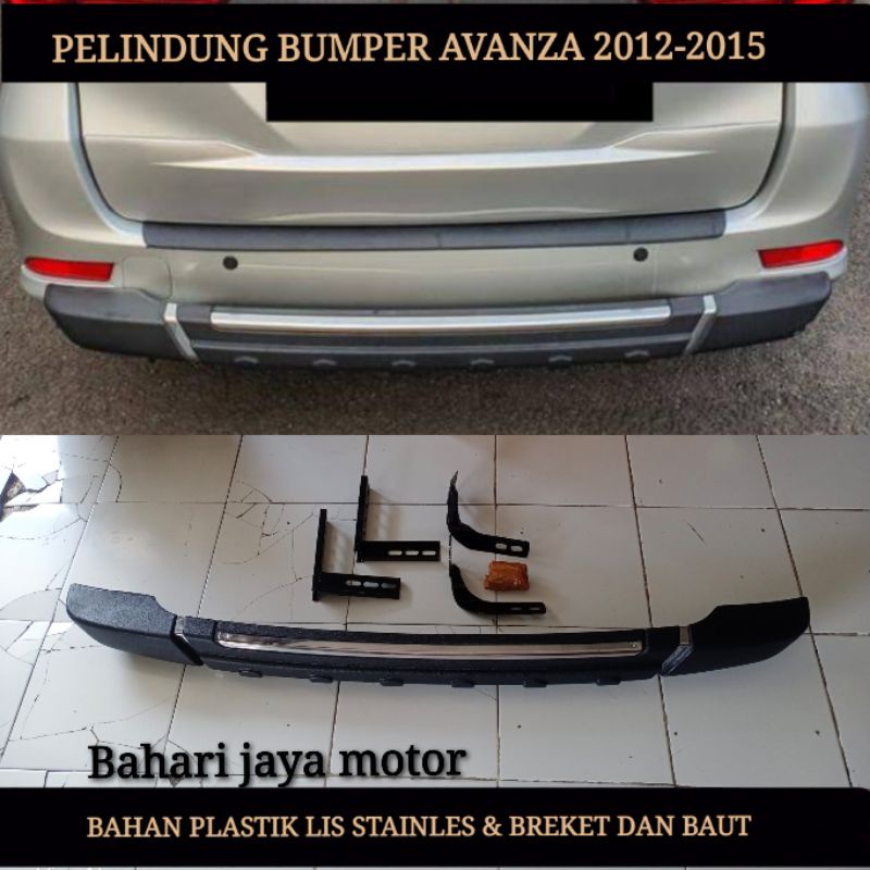 Jual PENGAMAN BUMPER BELAKANG ALL NEW AVANZA XENIA 2012 2015 Shopee