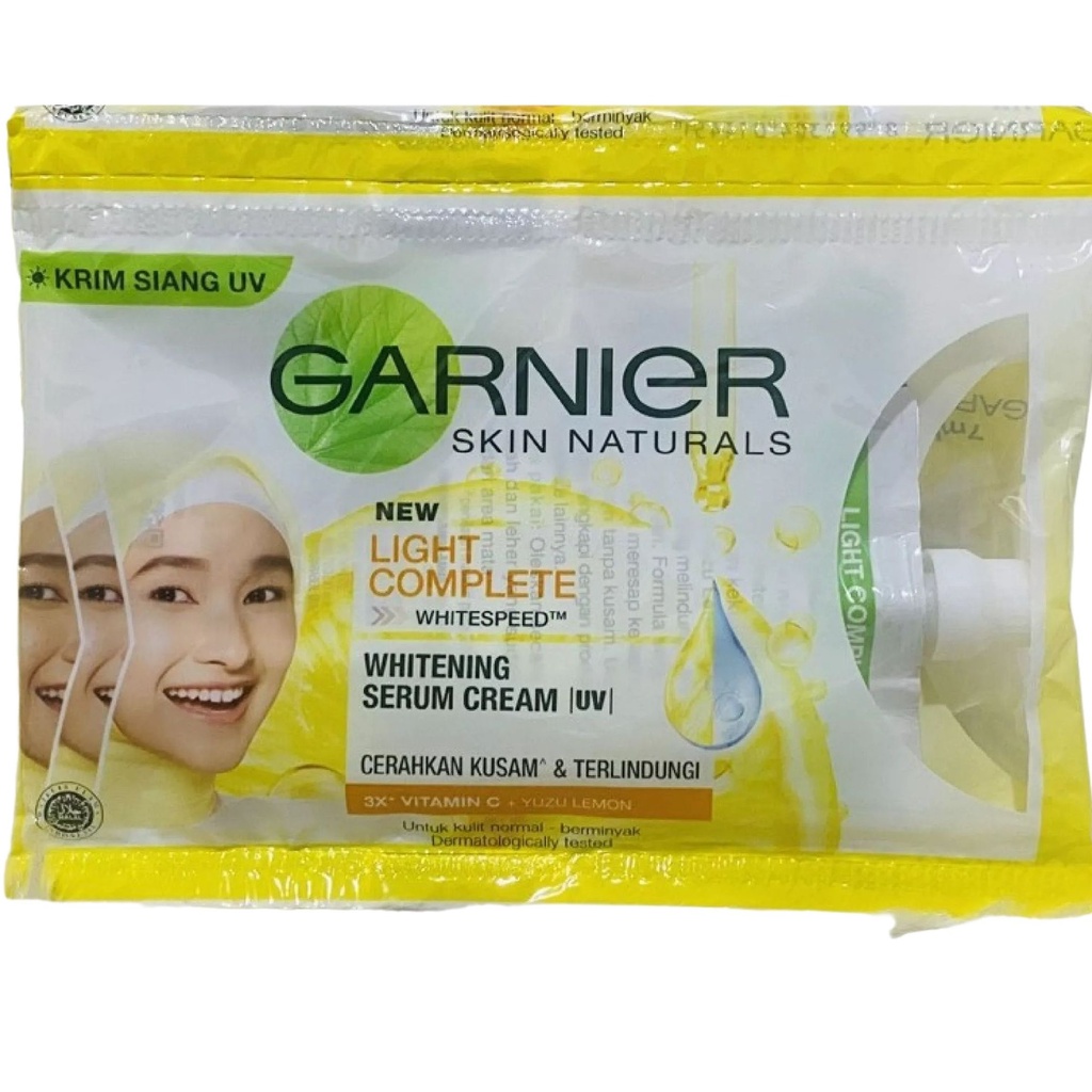 Jual Sachet Garnier Light Complete White Serum Cream Day Cream