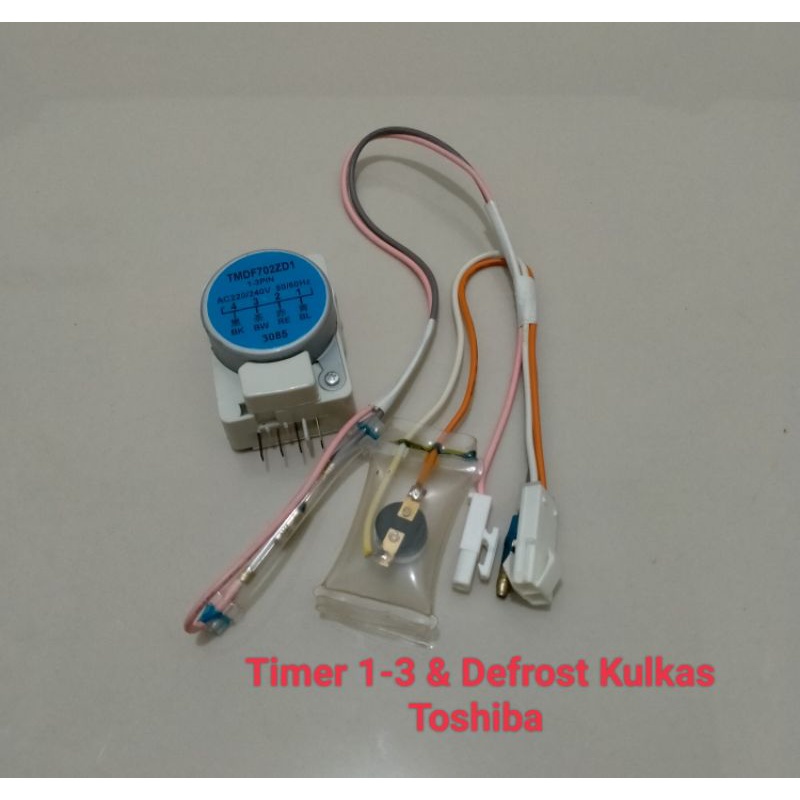 Jual Timer Defrost Bimetal Fuse Kulkas Toshiba 2 Pintu Shopee Indonesia