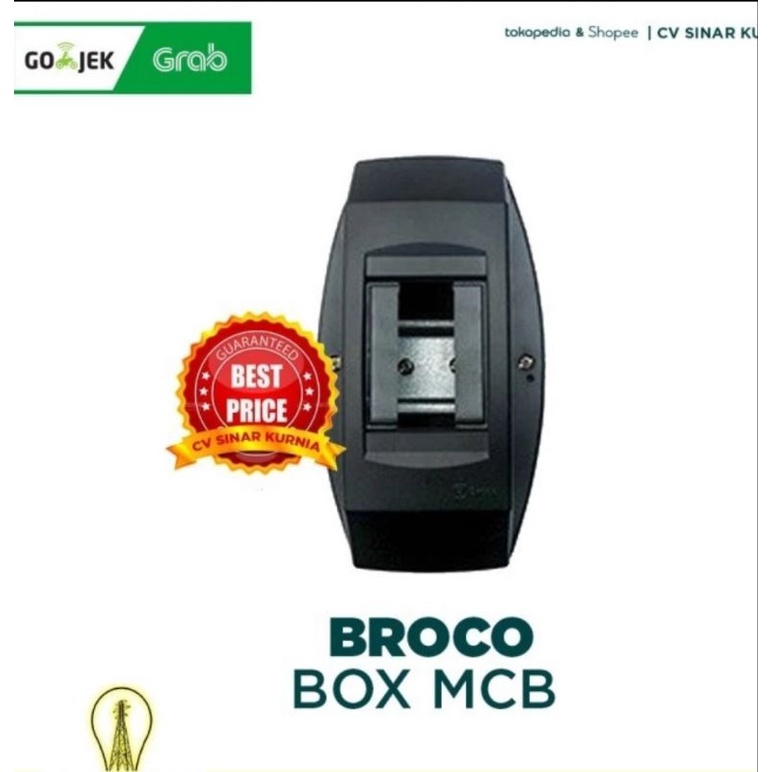 Jual Broco Box MCB 1 2 Grup Outbow Tempel 17101 17102 Box MCB OB 1P 2P