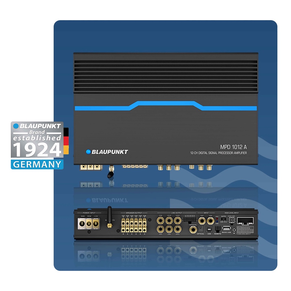 Jual Blaupunkt MPD 1012A Power Amplifier 12 Channel Built In DSP