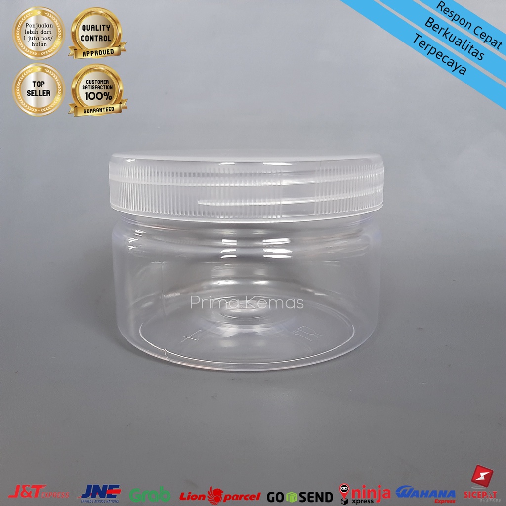 Jual Toples Plastik Ml Jar Tabung Jr Ml Cap Natural