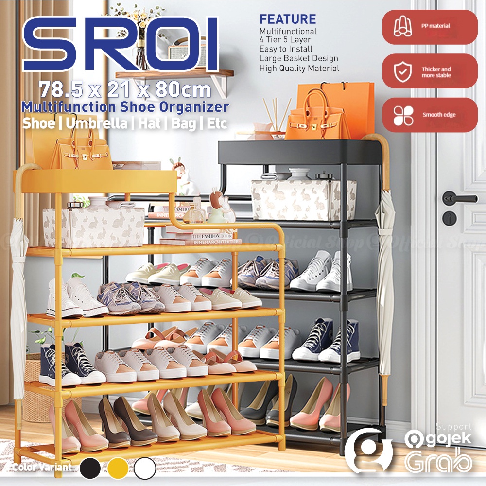 Jual Hop Sr Rak Sepatu Susun Cm Organizer Serbaguna Tempat