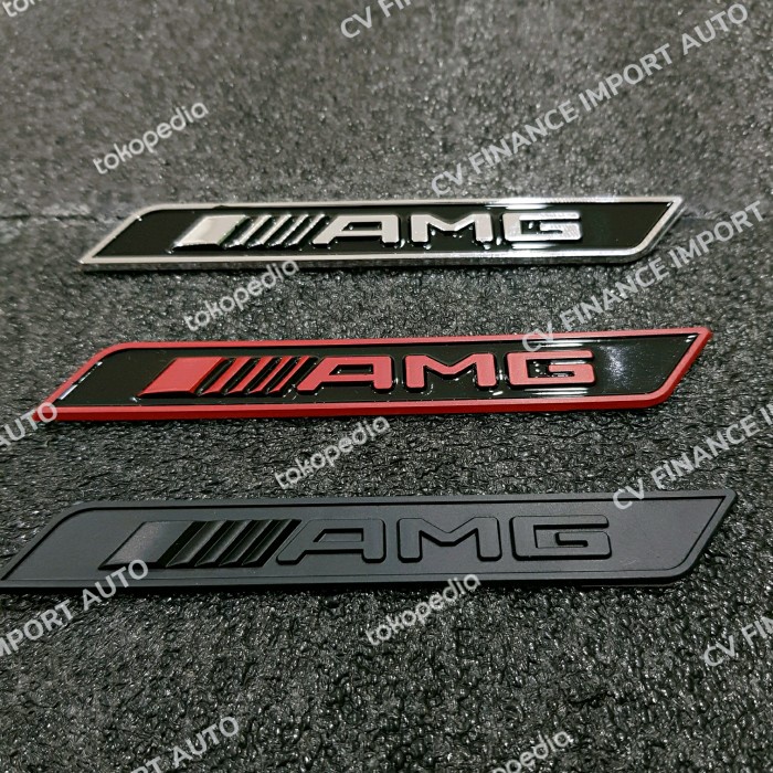 Jual Emblem Logo Amg Fender Samping Amg Emblem Fender Mercedes Amg