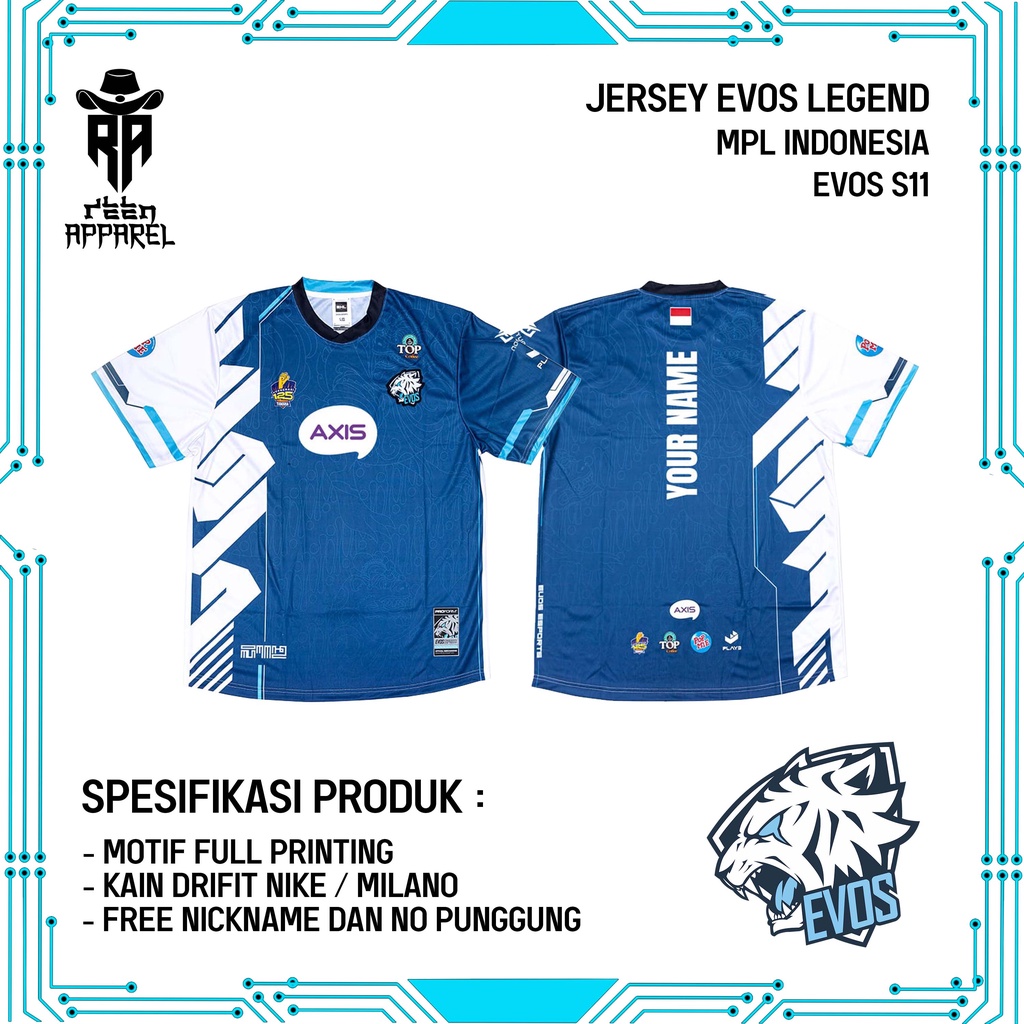 Jual Jersey Evos Season Terbaru Shopee Indonesia