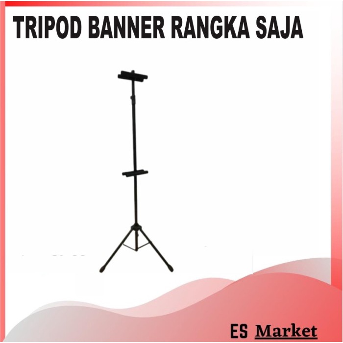 Jual Tiang Promosi Sisi Tripod Banner Standing Banner Rangka