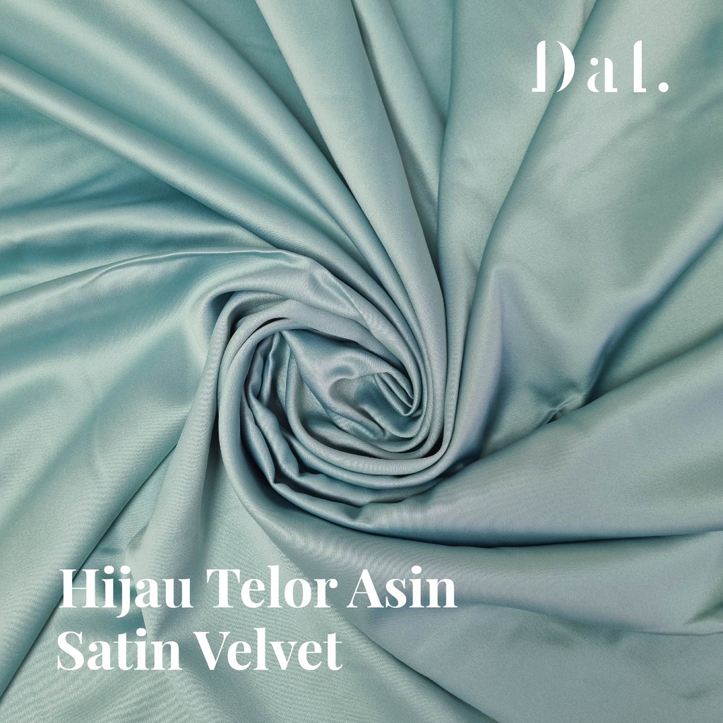 Jual Meter Bahan Kain Satin Silk Velvet Premium Furing Saten Gamis