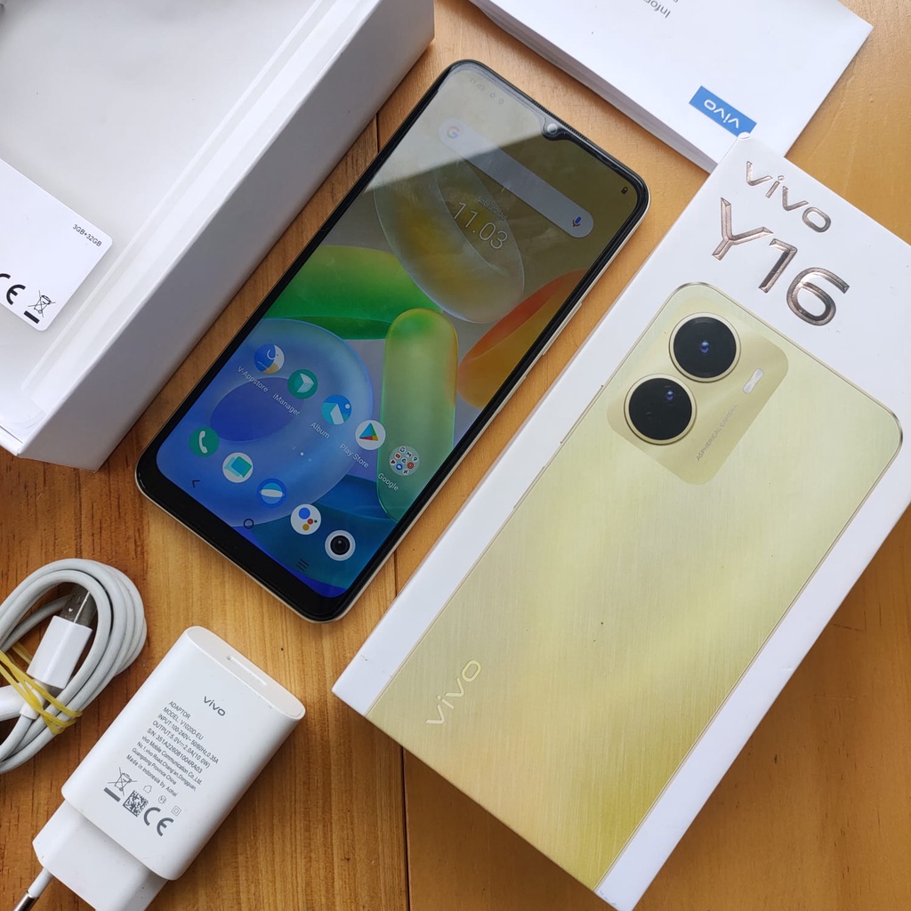 Jual VIVO Y16 SECOND 4 32GB 4 128GB HANDPHONE SECOND HP SEKEN HP